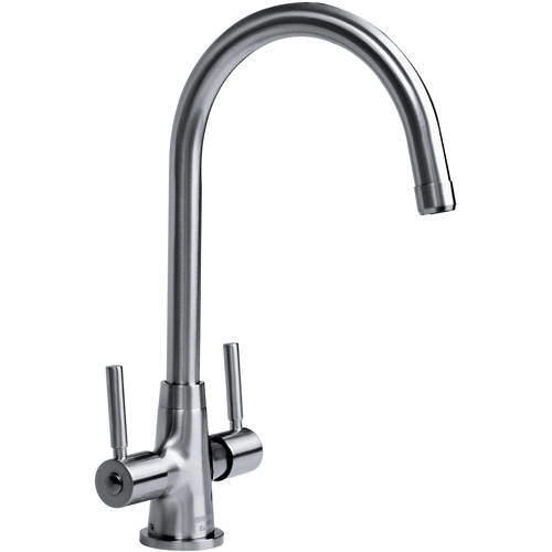 Bristan Kitchen Easy Fit Monza Mixer Kitchen Tap (TAP ONLY, Brushed Nickel).