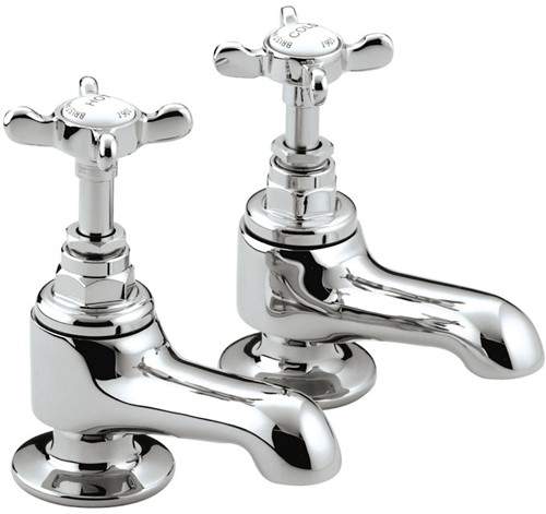 Bristan 1901 Bath Taps, Chrome Plated. N34CCD