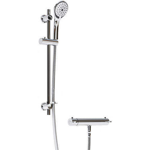 Bristan Prism Exposed Bar Shower Valve & Slide Rail Kit (Chrome).