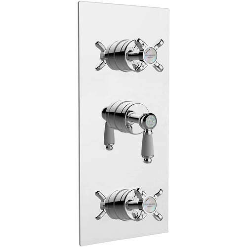 Bristan Renaissance Concealed Shower Valve (2 Outlets, Chrome).