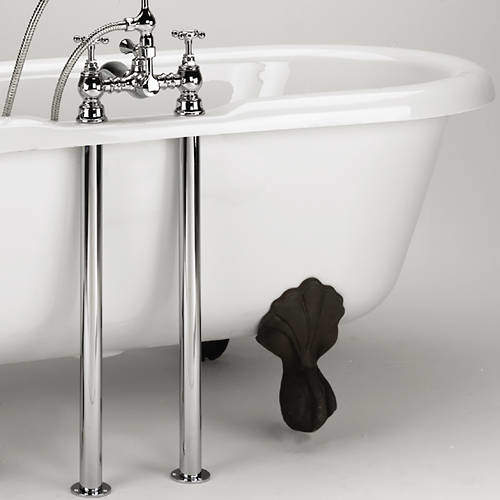 Bristan Accessories Bath Shroud Covers (Chrome).