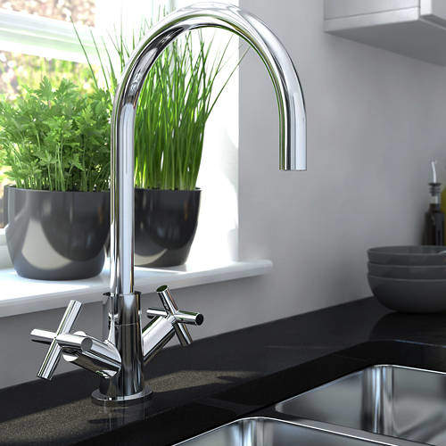 Bristan Kitchen Tangerine Easy Fit Mixer Kitchen Tap (Chrome).