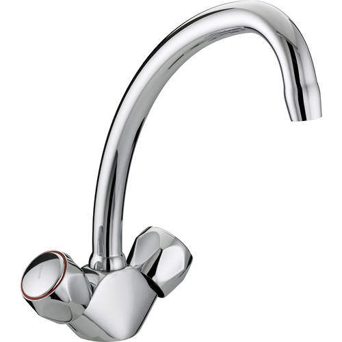 Bristan Kitchen Club Budget Sink Mixer Kitchen Tap (Chrome).