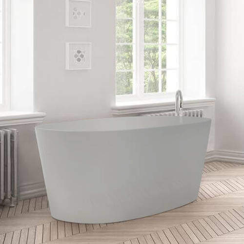 BC Designs Sorpressa ColourKast Bath 1510mm (Powder Grey).