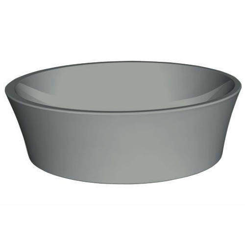 BC Designs Delicata ColourKast Basin 450mm (Industrial Grey).