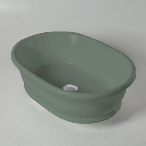 BC Designs Bampton / Aurelius ColourKast Basin 535mm (Khaki Green).