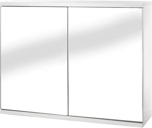 Croydex Cabinets Mirror Bathroom Cabinet With 2 Doors.  600x450x140mm.