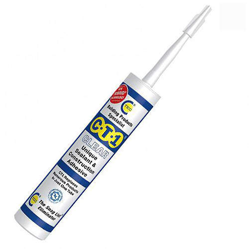 CT1 Sealant & Construction Adhesive (1 Tube, Clear Colour).