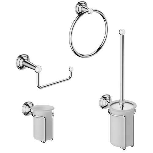 Crosswater Belgravia Bathroom Accessories Pack 10 (Chrome).