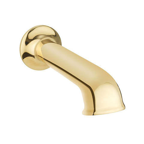 Crosswater Belgravia Traditional Bath Filler Spout (Unlacquered Brass).