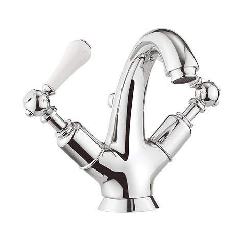 Crosswater Belgravia Highneck Basin Mixer Tap (Lever, Chrome).