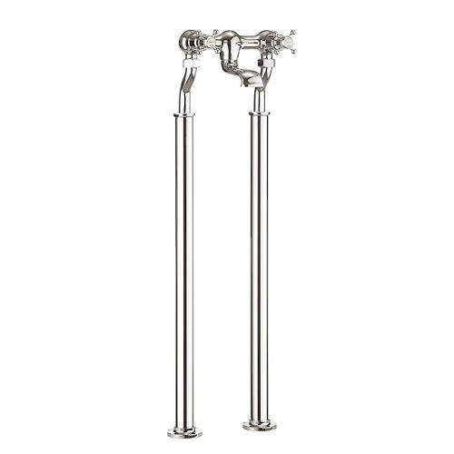 Crosswater Belgravia Bath Filler Tap With Legs (Crosshead, Chrome).