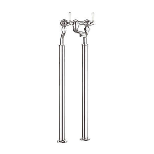 Crosswater Belgravia Bath Filler Tap With Legs (Lever, Chrome).