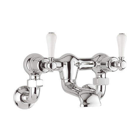 Crosswater Belgravia Wall Mounted Bath Filler Tap (Lever, Chrome).