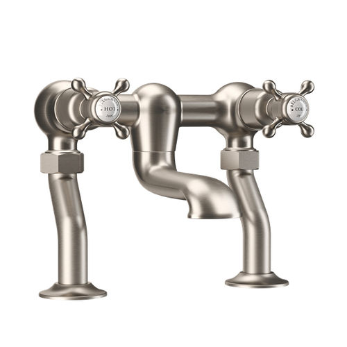 Crosswater Belgravia Bath Filler Tap (Crosshead, Br Nickel).