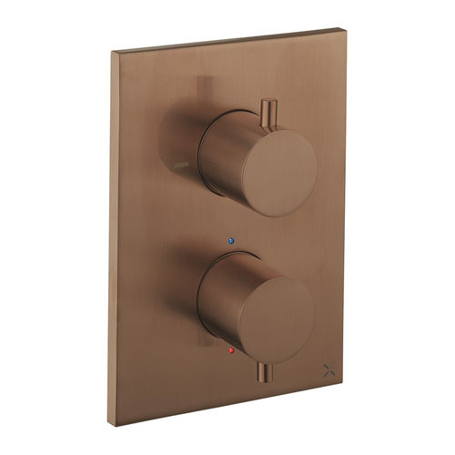 Crosswater MPRO Crossbox 1 Outlet Shower Valve (Br Bronze).