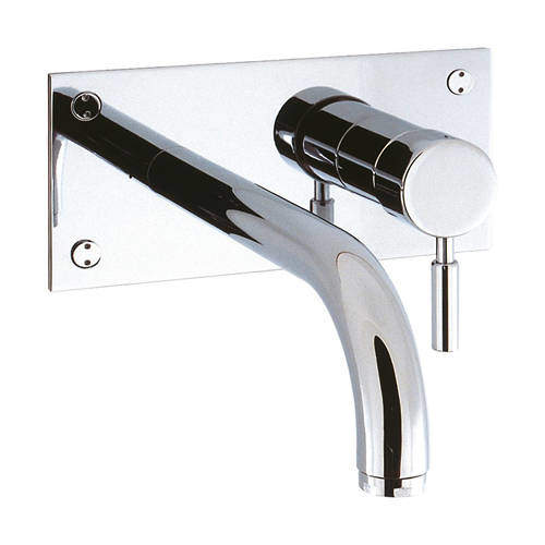 Crosswater Design Wall Mounted Basin Tap (Chrome).
