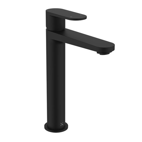 Crosswater Drift Tall Basin Mixer Tap With Waste (M Black).