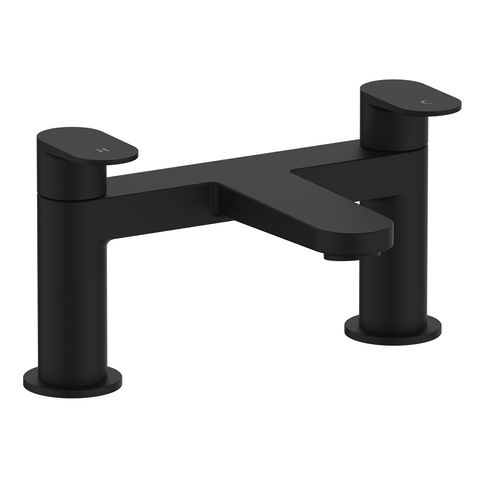 Crosswater Drift Bath Filler Tap (Matt Black).