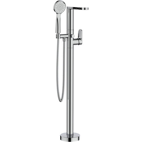 Crosswater Drift Floor Standing Bath Shower Mixer Tap (Chrome).