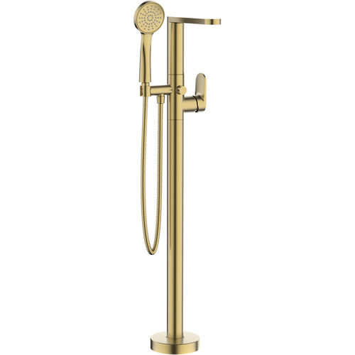 Crosswater Drift Floor Standing Bath Shower Mixer Tap (Br Brass).