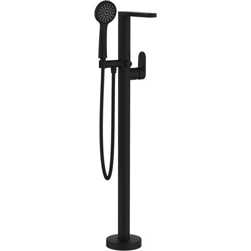 Crosswater Drift Floor Standing Bath Shower Mixer Tap (M Black).