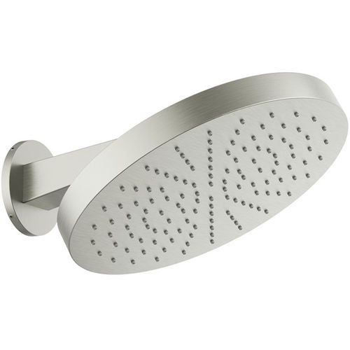 Crosswater Revive Wall Mounted Shower Head 300x300 (Brushed Nickel).