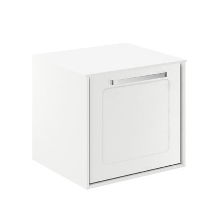 Crosswater Infinity Framed Vanity With White Top (500mm, Matt White).