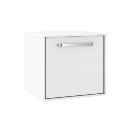 Crosswater Infinity Vanity Unit With White Top (500mm, Matt White).