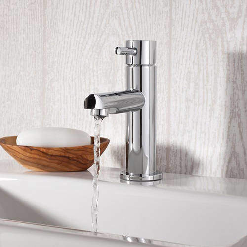 Crosswater Kai Lever Showers Mini Basin Mixer Tap (Chrome).