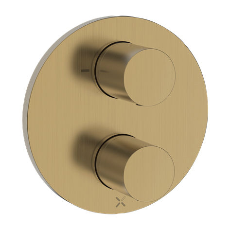 Crosswater Lazo Crossbox 2 Outlet Shower Valve (Br Brass).