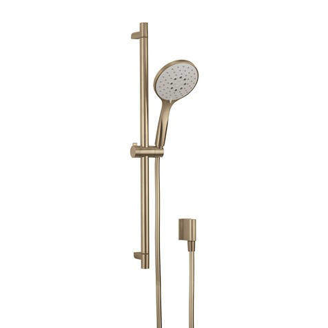 Crosswater MPRO Slide Rail Shower Kit (Brushed Brass).