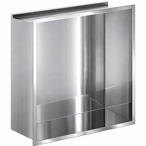 Crosswater Shower Niches Shower Niche With LED Light (305x305x120mm, Chrome).