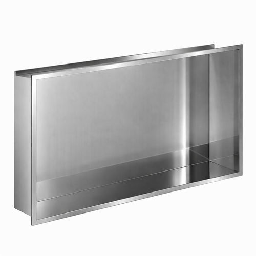 Crosswater Shower Niches Shower Niche With LED Light (610x305x80mm, Chrome).