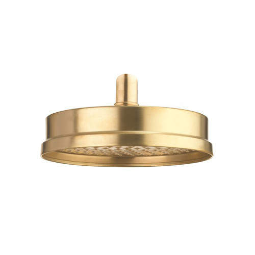 Crosswater Industrial Shower Head 8" (Unlacquered Brass).