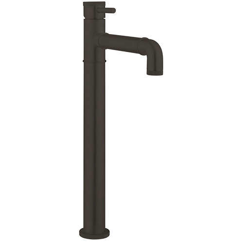 Crosswater Industrial Tall Basin Mixer Tap (Carbon Black).