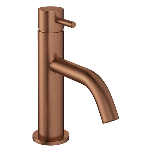 Crosswater MPRO Basin Mixer Tap With Lever Handle (Brushed Bronze).