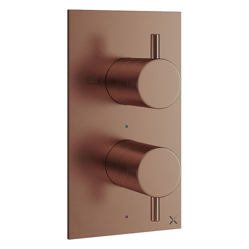 Crosswater MPRO Thermostatic Bath Shower Valve (2 Way, Br Bronze).