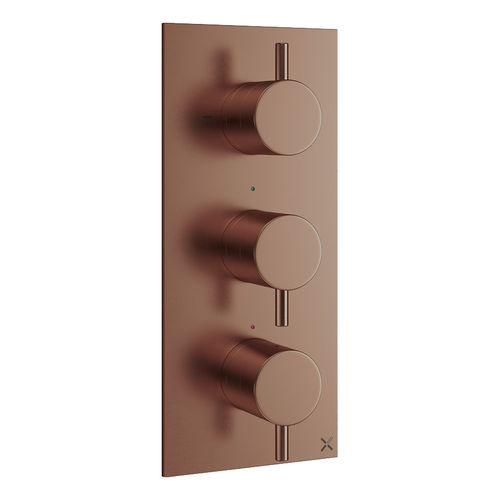 Crosswater MPRO Thermostatic Shower Valve With 2 Outlets (Br Bronze).