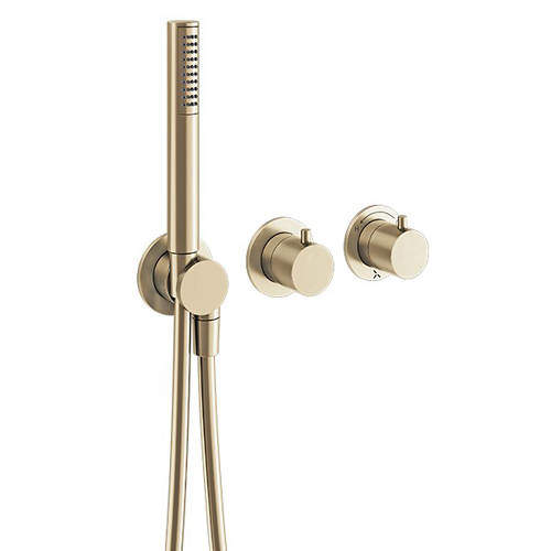 Crosswater Module Shower Valve With Shower Kit & 2 Outlets (Br Brass).