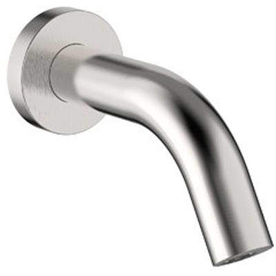 Crosswater MPRO Sensor Wall Mounted Basin Tap 140mm (Brushed Steel).