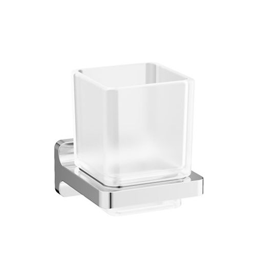 Crosswater Rotar Wall Mounted Tumbler & Holder (Chrome).