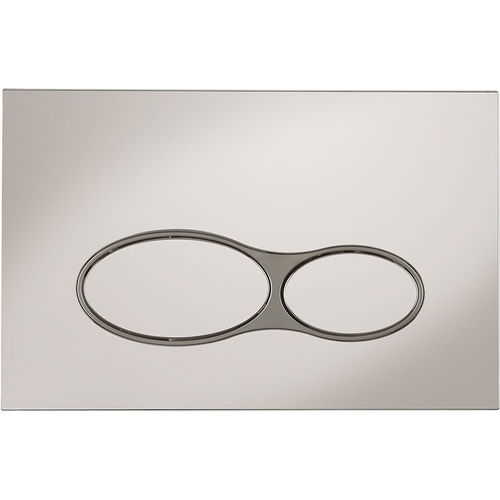 Crosswater Svelte Svelte Flush Plate With Dual Buttons (OLD, Chrome).