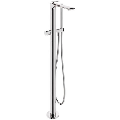 Crosswater Huck Floorstanding Bath Shower Mixer Tap (Chrome).