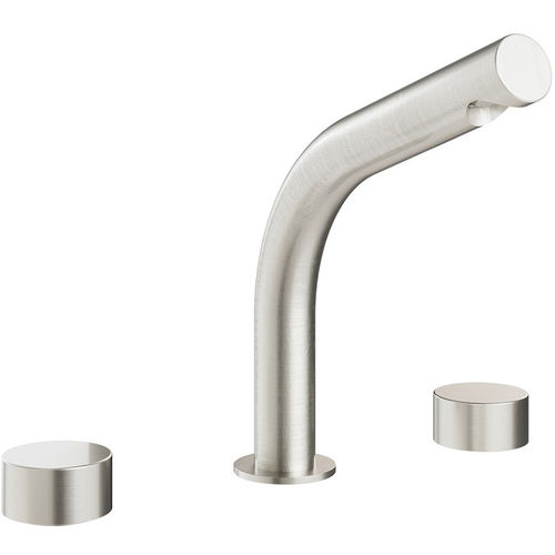 Crosswater Ixora 3TH Basin Mixer Tap (316 Stainless Steel).