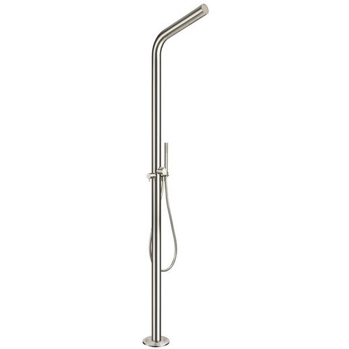 Crosswater Ixora Floor Standing Outdoor Shower With Valve & Diverter (316 stainless Steel).