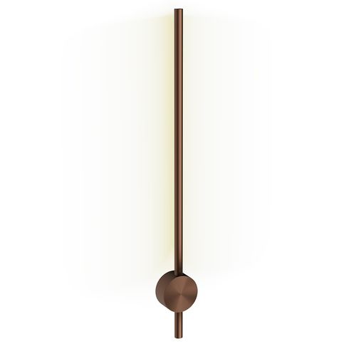 Crosswater Tranquil Wall Mounted Pillar Light (Brushed Bronze).