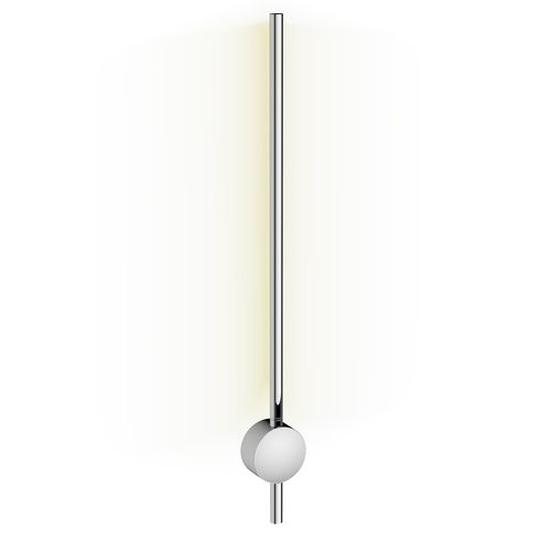 Crosswater Tranquil Wall Mounted Pillar Light (Chrome).