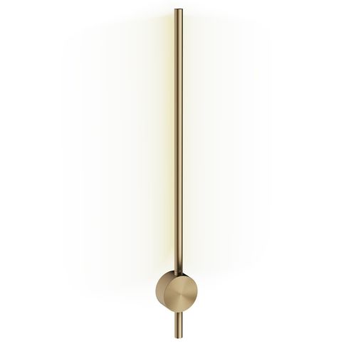 Crosswater Tranquil Wall Mounted Pillar Light (Brushed Brass).