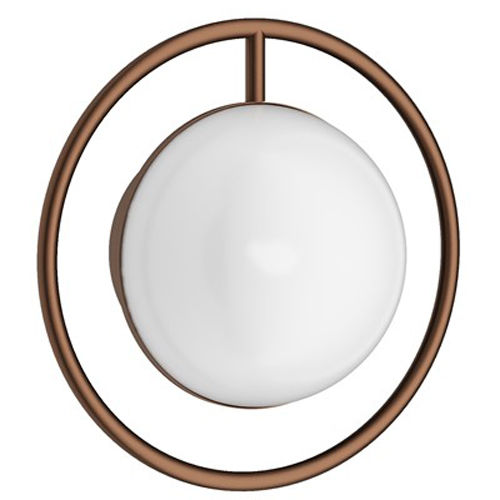 Crosswater Tranquil Wall Mounted Halo Light (Brushed Bronze).